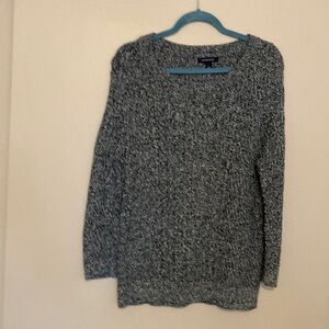 Cotton multi yarn round neck long sleeve lands end sweater